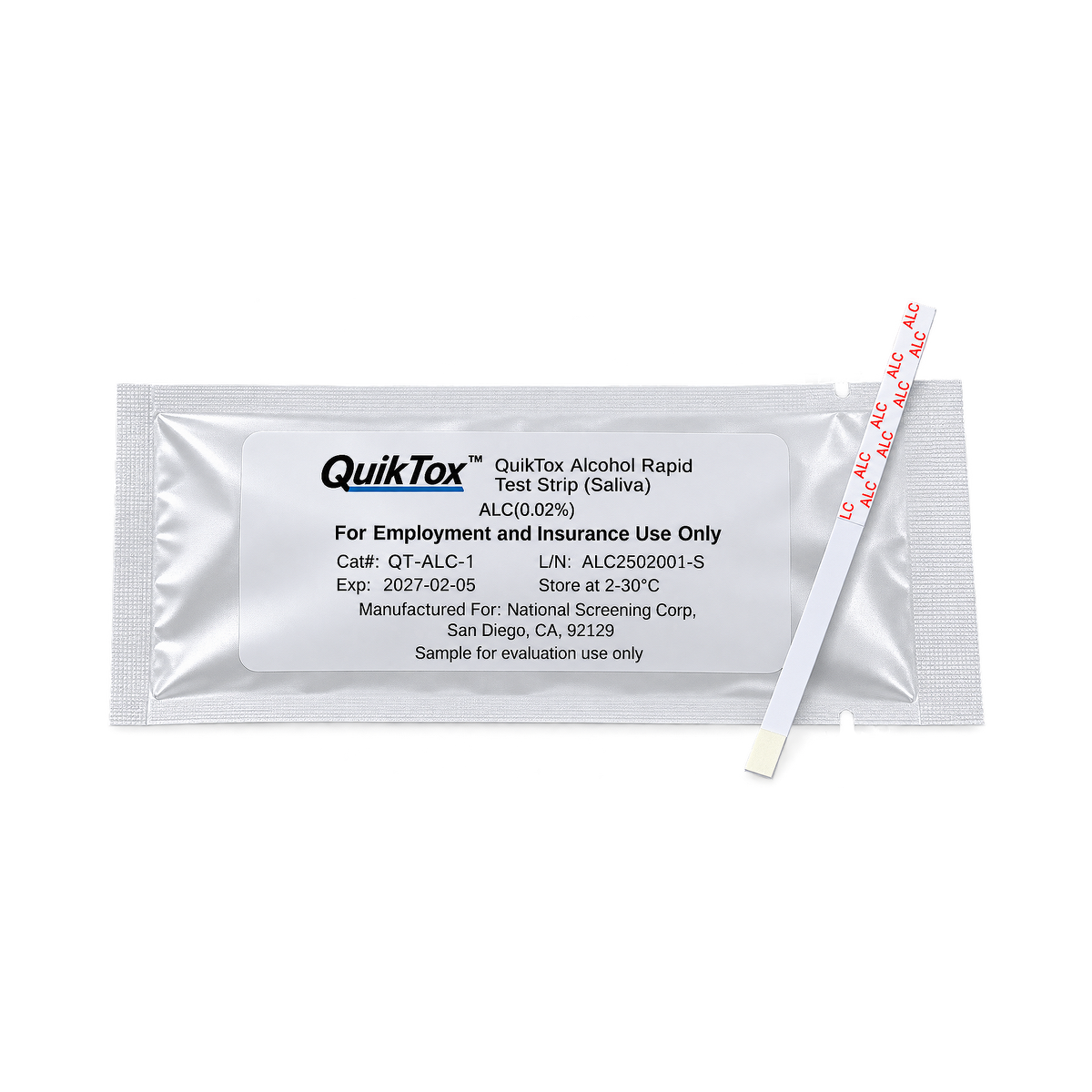 QuikTox™ Saliva Alcohol image 0