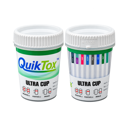 QuikTox™ 18 Panel Ultra Cup (FEN + K2 + Kratom + EtG)